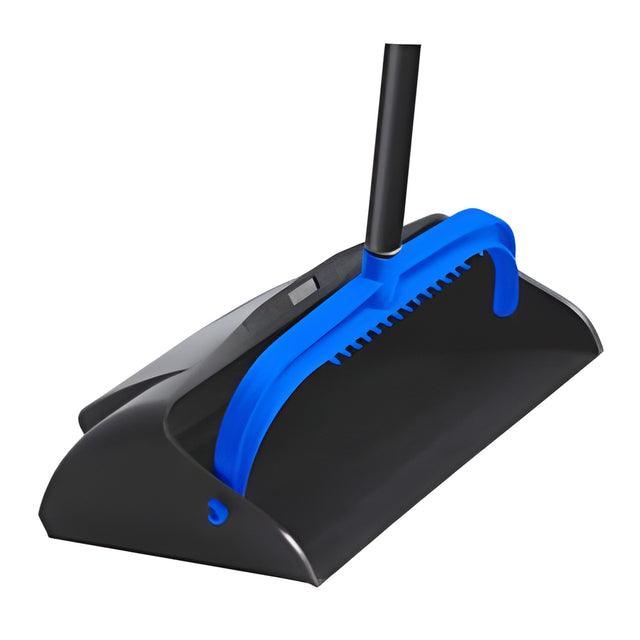 Colour-Coded Lobby Dust Pan, Metal Handle, Blue – 6/Case