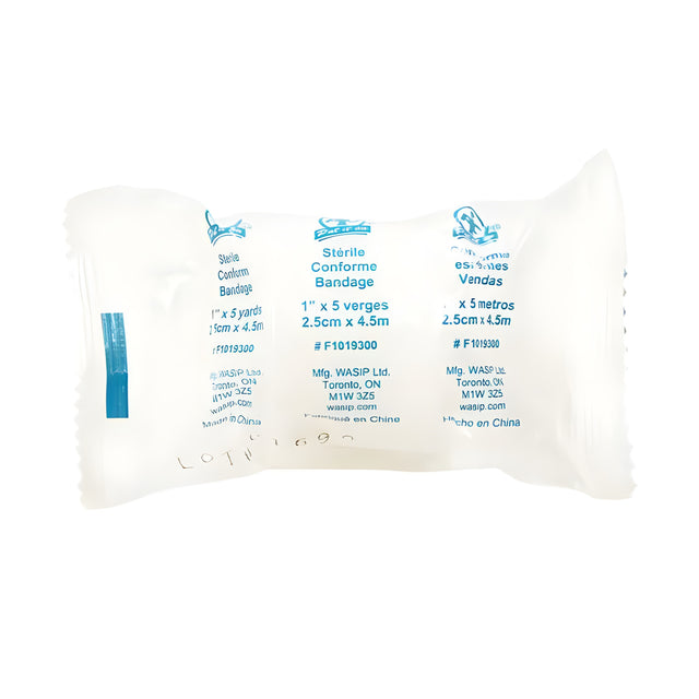 Conform Bandage, 2.5cm x 4.5m- 12 Rolls / Bag