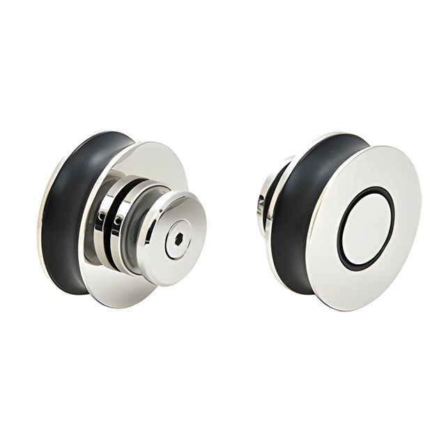 CRL Polished Stainless Steel Complete 180º Crescent Series Sliding System