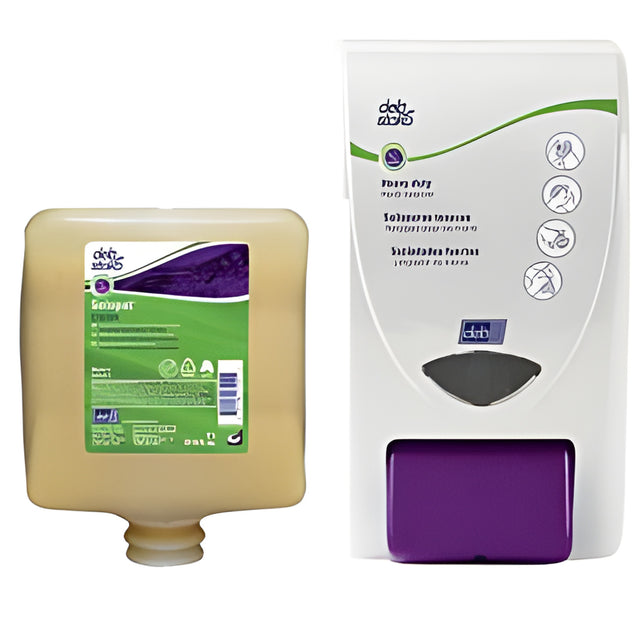 DEB Solopol Classic, Solvent-Free Heavy Duty Hand Cleansing Paste – 2 L x 4 Cartridges / Case