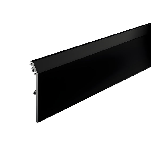 CRL DRX™ 4" Gloss Black Tapered Side Cover with No Prep - 110" Length