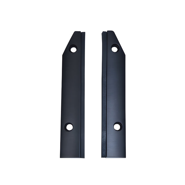 CRL DRX™ 4" Matte Black Split Tapered End Cap with Filler