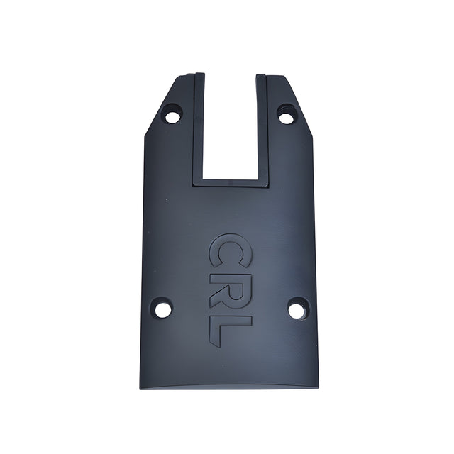 CRL DRX™ 4" Matte Black Tapered End Cap with Filler