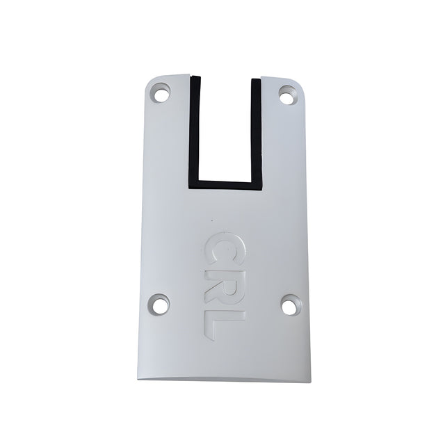 CRL DRX™ 4" Satin Anodized Square End Cap with Filler