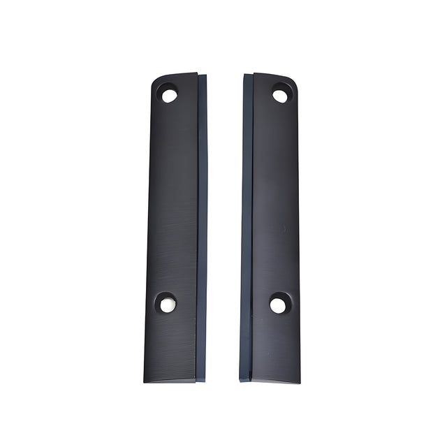 CRL DRX™ 4" Black Bronze Anodized Split Square End Cap with Filler