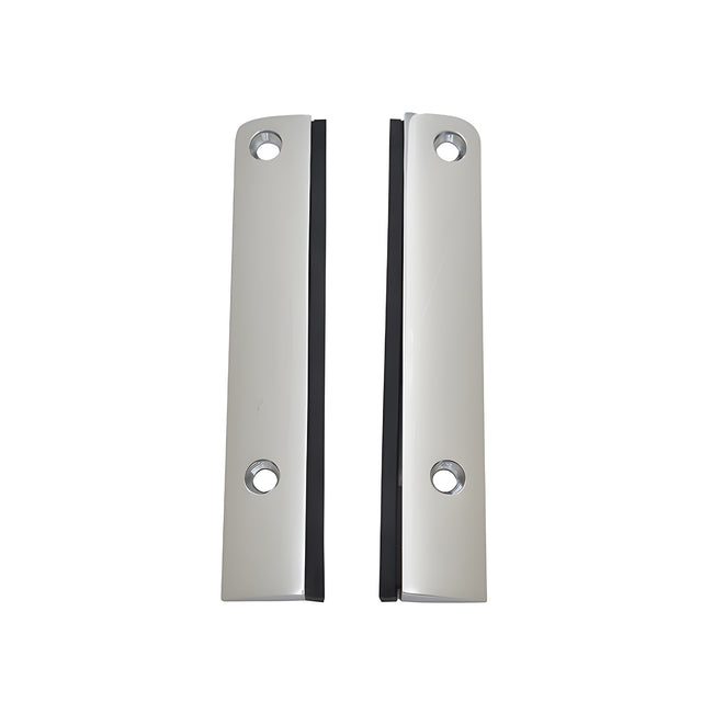 CRL DRX™ 4" Polished Stainless Steel Split Square End Cap with Filler