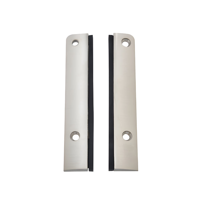 CRL DRX™ 4" Brushed Stainless Steel Split Square End Cap with Filler