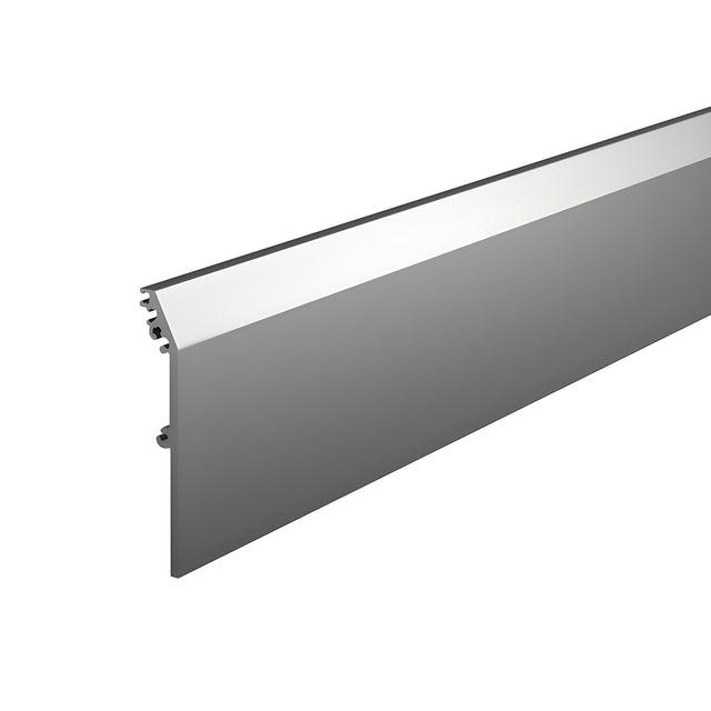 CRL DRX™ 4" Satin Anodized Tapered Side Cover with No Prep - 110" Length