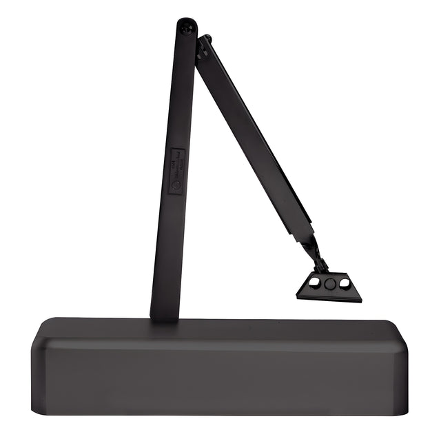 CRL Dark Bronze Delayed Action Adjustable Spring Power Size 1/2 to 4 Surface Mount Door Closer
