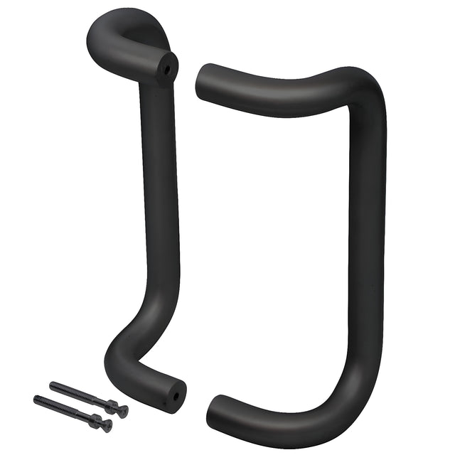 CRL Dark Bronze Paired Back-to-Back Offset Door Pull