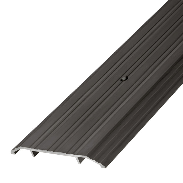 CRL Dark Bronze 5" x 1/2" Saddle Threshold - 73" in Length