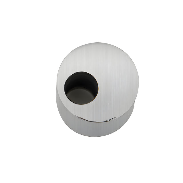 CRL Brushed Stainless Deadbolt Receiver for Header