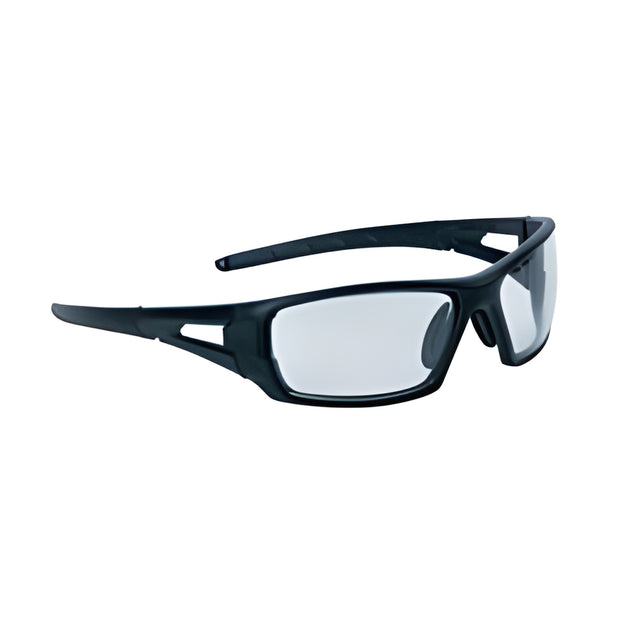 Degil, Rimfire, Black frame, Safety Glasses, Clear – 10 Pairs/Box