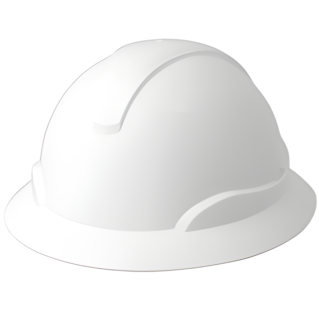 Degil, Wave, Full Brim, Hard Hat, CSA Type 2, Class E, Ratchet Suspension, White