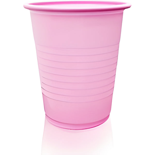 Dental Cups, Plastic, 5 oz- Dusty Rose, 1000 / Case