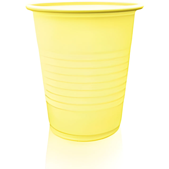 Dental Cups, Plastic, 5 oz- Yellow, 1000 / Case