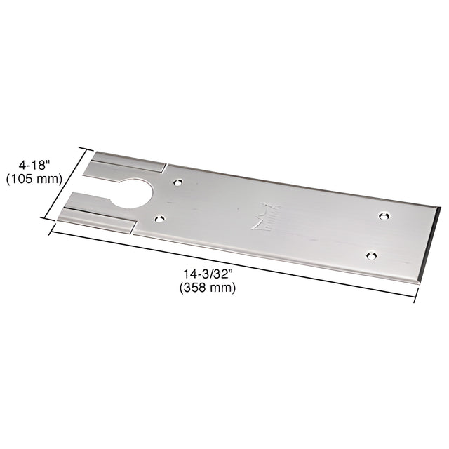 Dormakaba® Brushed Stainless BTS80 Series Cover Plate