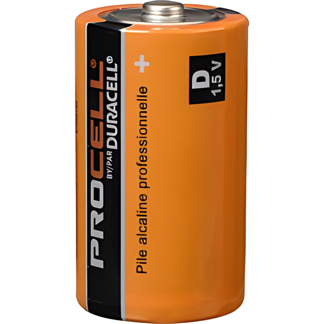 Duracell Procell Batteries, Size D – 72/Case