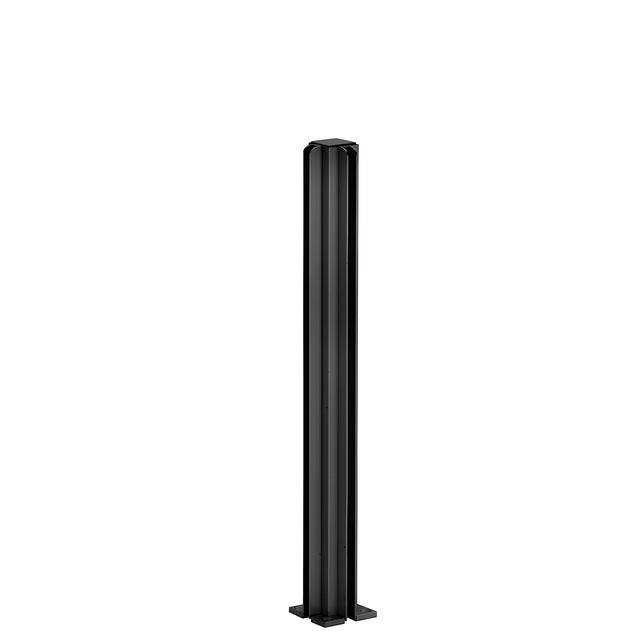 CRL Duranodic Bronze 18" Corner Design Series Partition Post