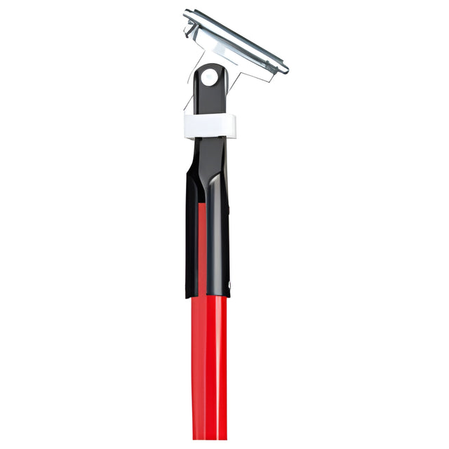 Dust Mop Handle, Clipper Style, Fiberglass, Red, 60"- 1 Ea