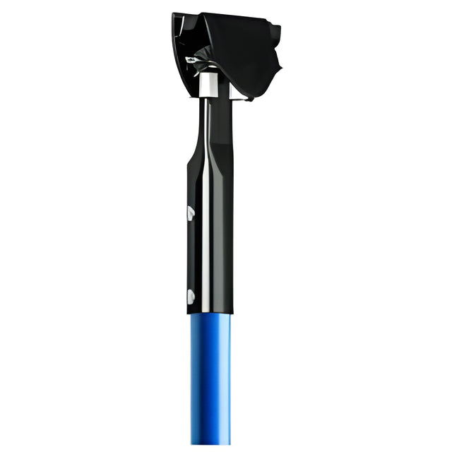Dust Mop Handle, Snapper Style, Fiberglass, Blue, 60"- 1 Ea