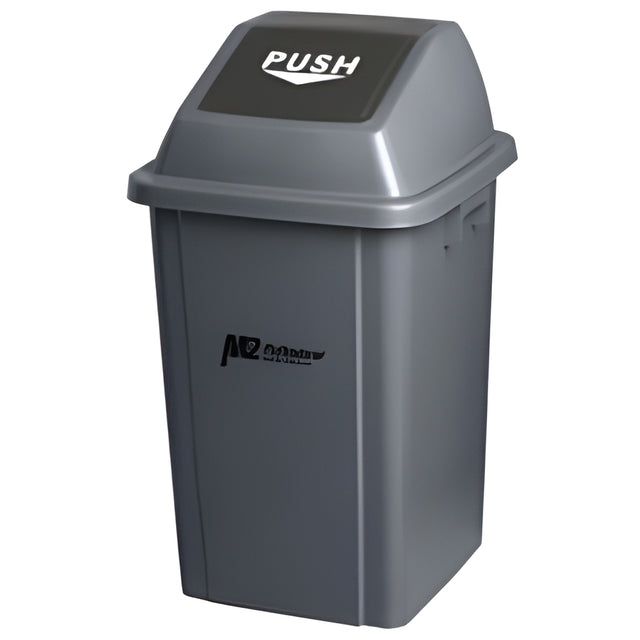 EZ-Push Garbage Container with Lid, 100 L- 1 Ea