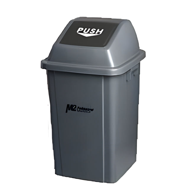 EZ-Push Garbage Container with Lid, 25 L- 1 Ea