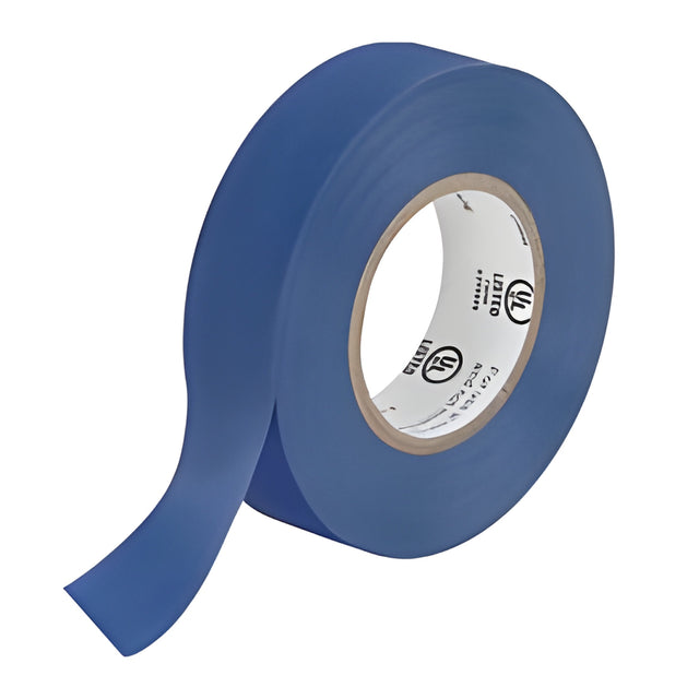 Electrical Tape, 19 mm x 18 m, Blue, 7 mils