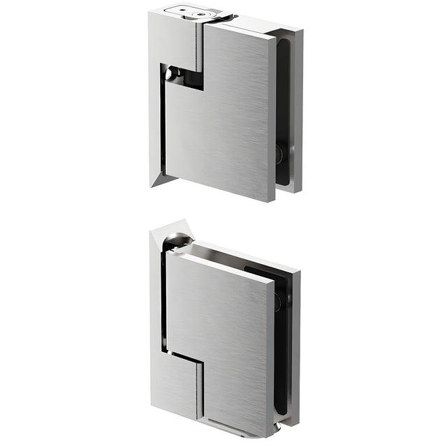 CRL Brushed Nickel Zero Hinge Set
