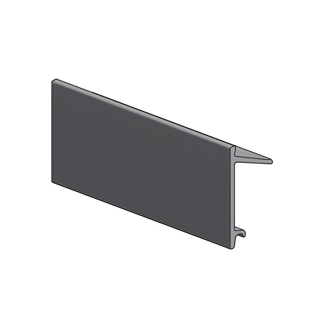 Fallbrook XL Brushed Nickel Fixed Panel Clip 236" Length