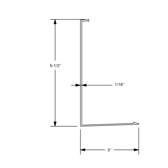 CRL Turboflex Mill Aluminum 120" Cover for Fascia Mount Base Shoe