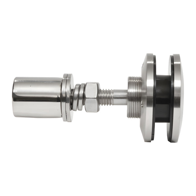 CRL 316 Polished Stainless Steel Swivel Combination Fastener for 3/8" to 9/16" Tempered Glass