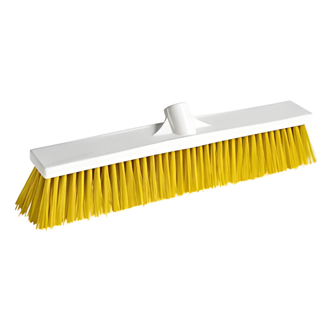 Foodservice Push Broom Head, Yellow, 18"- 1 Ea