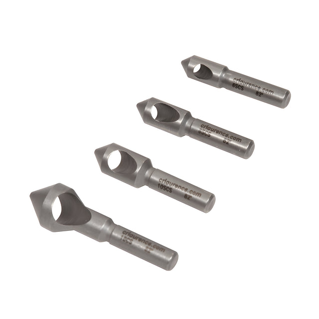 CRL Brand 4 Piece Countersink Set for No. 6 to 16 Screws