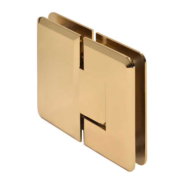 CRL French Gold Cologne 180 Series 180º Glass-to-Glass Hinge