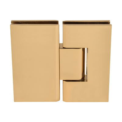 CRL French Gold Vienna 180 Series Glass-to-Glass Hinge