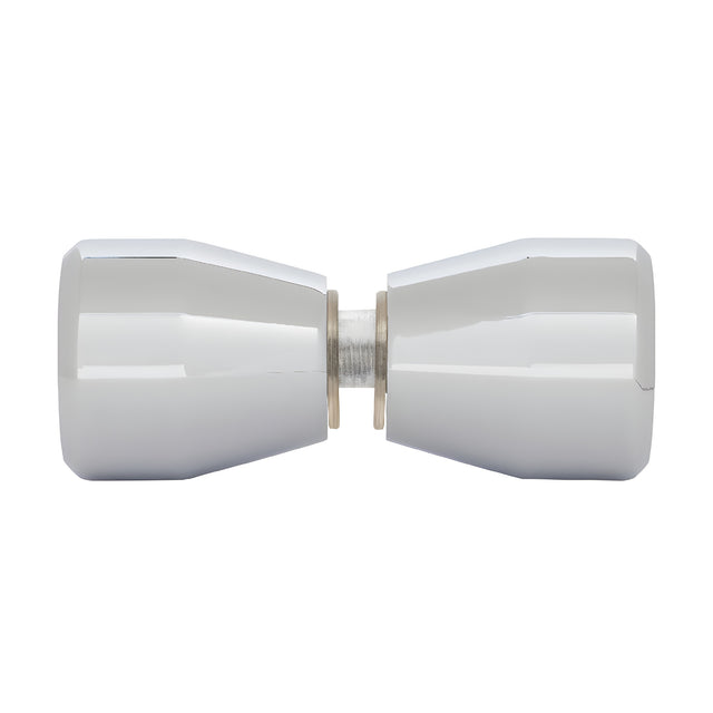 CRL Polished Chrome Back-to-Back Bow-Tie Style Knobs