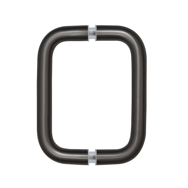 CRL Oil Rubbed Bronze 6" Back-to-Back Solid Brass 3/4" Diameter Pull Handles Without Metal Washers