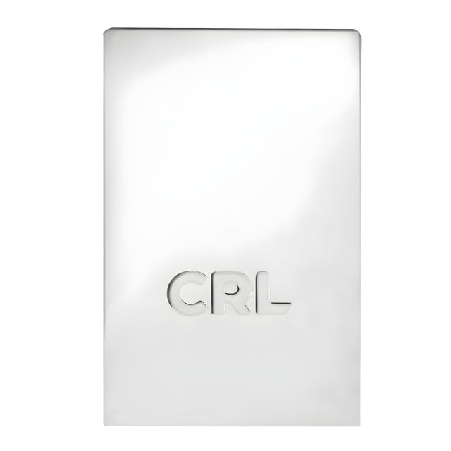 CRL 316 Polished Stainless End Cap for L56S Series Standard Square Base Shoe