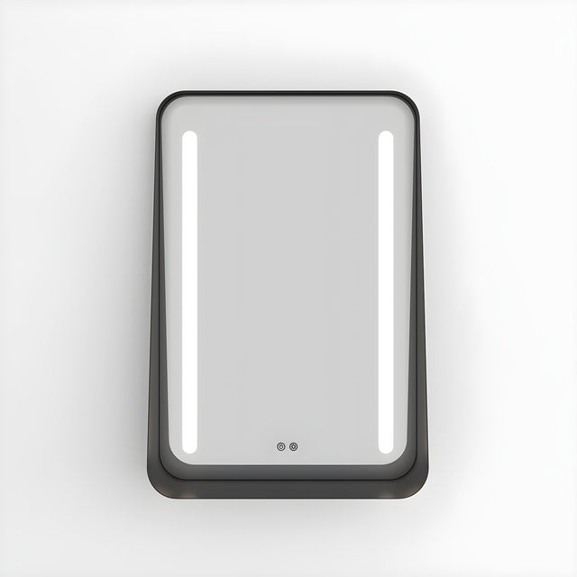CRL Backlit - Two Bar With Shelf LED Mirror 24"x36"
