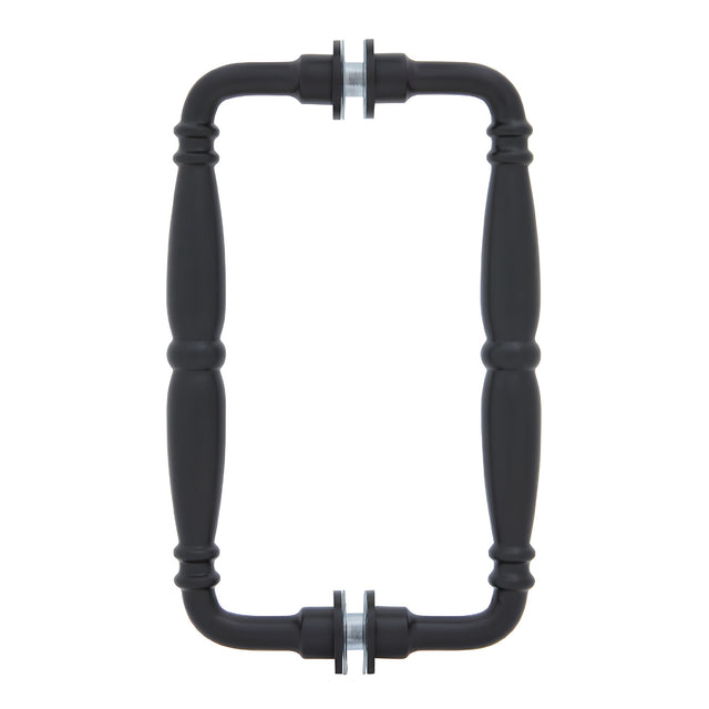 CRL Oil Rubbed Bronze 8" Victorian Style Back-to-Back Pull Handles
