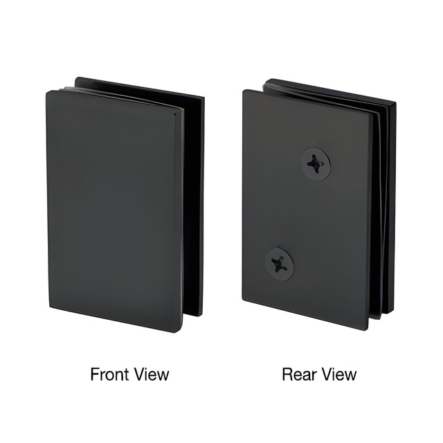 CRL Matte Black Cambridge Series Sliding Door 90 Degree Accessory Kit