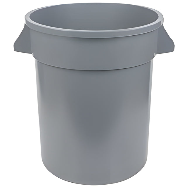 Garbage Container, 32 Gal, Grey- 1 Ea, 32 Gallon