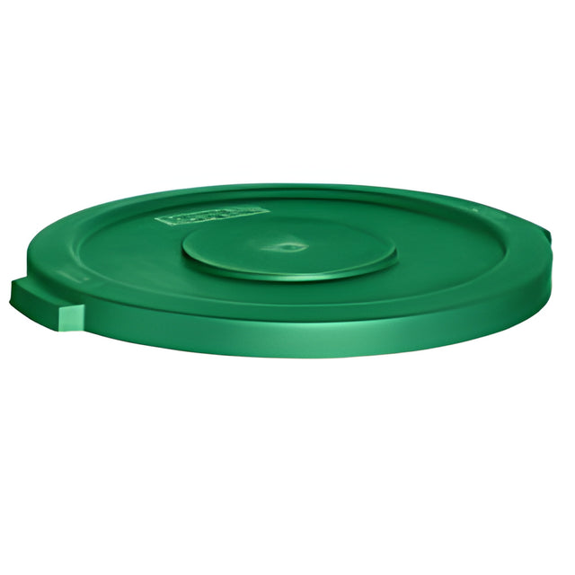 Garbage Container Lid, 20 Gal, Green- 1 Ea, 20 Gallon