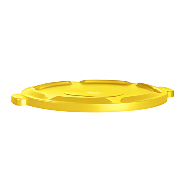 Garbage Container Lid, 20 Gal, Yellow- 1 Ea, 20 Gallon