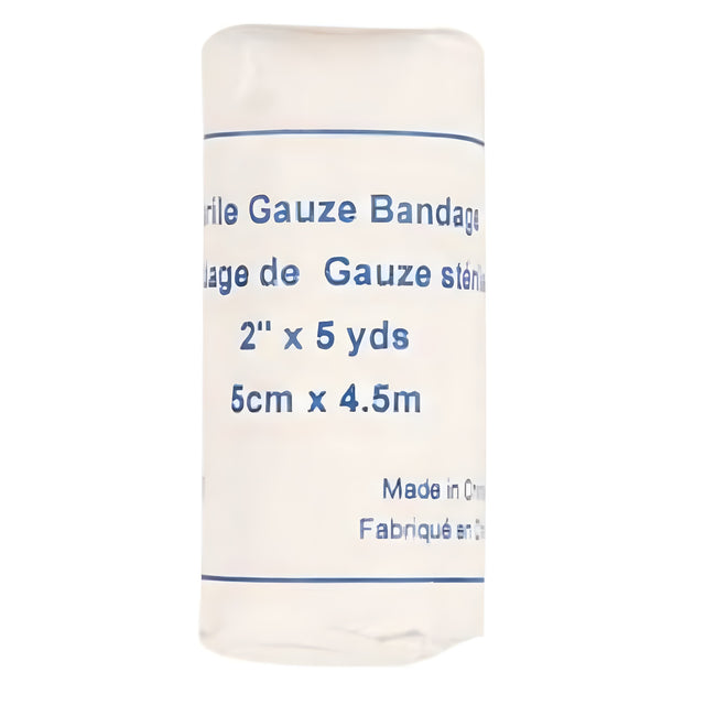 Gauze Roll, 5cm x 4.5m- 12 Rolls / Bag