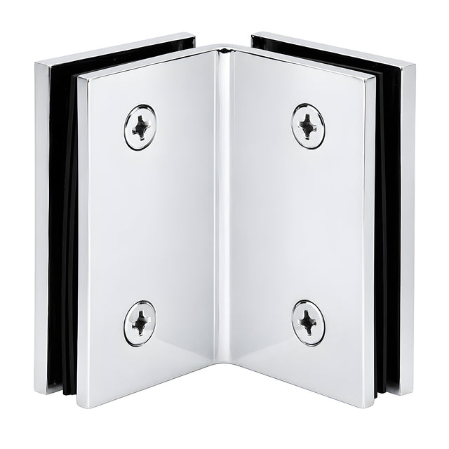 CRL Polished Chrome Geneva Series Glass-to-Glass Bracket