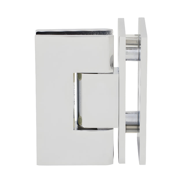 CRL Polished Chrome Geneva 092 Series 90 Degree Glass-to-Glass Hinge