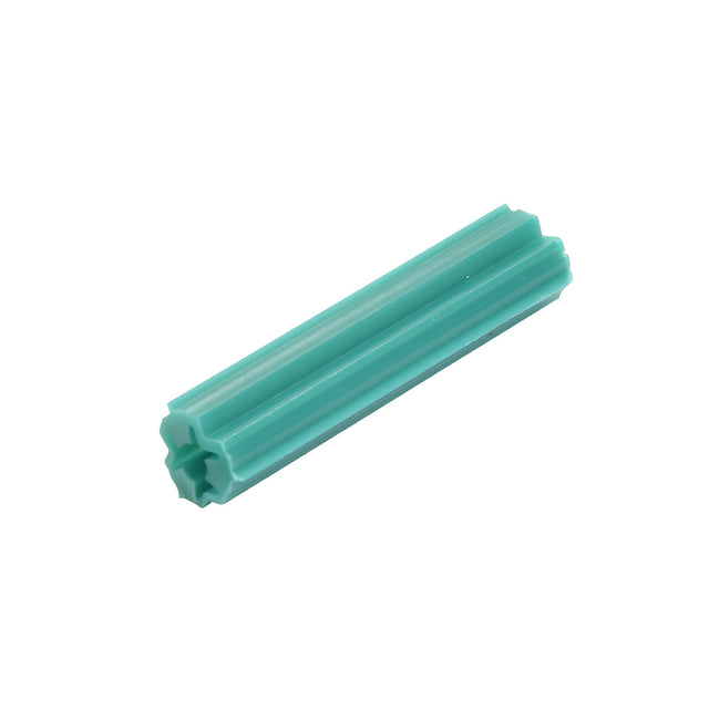 CRL 1-1/2" Length Green Plastic Screw Anchors - 1/4" Hole