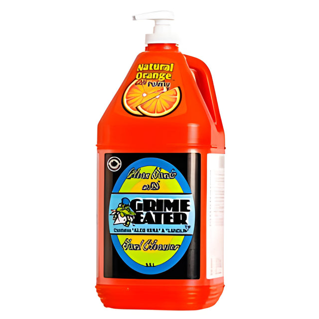 Grime Eater Natural Orange with Pumice- 3.5L x 4 Bottles / Case (includes 2 hand pumps)